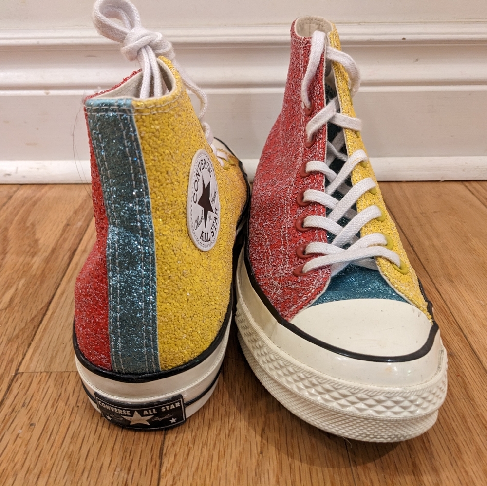 Glitter Converse Chucks size 10